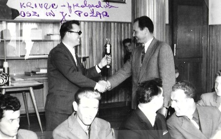 Andrej Krivec in Janko Požar, ustanovitelja strelske družine Gozdar 1959 - kopija